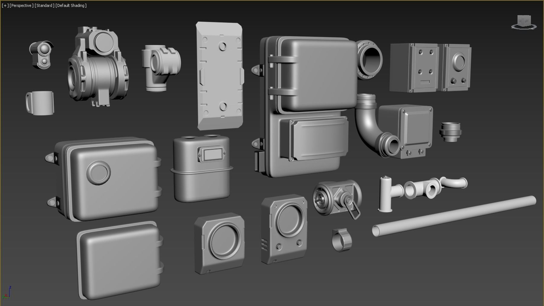 20 Various Components SUBD 3D model_49