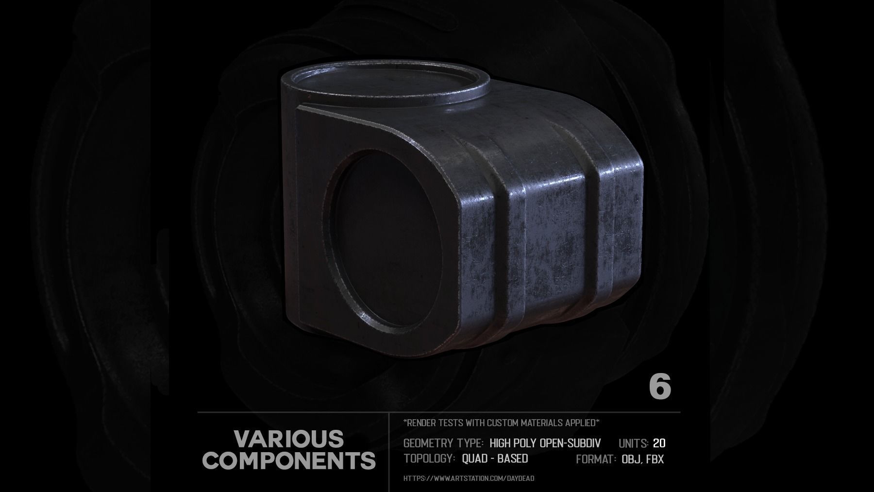 20 Various Components SUBD 3D model_19