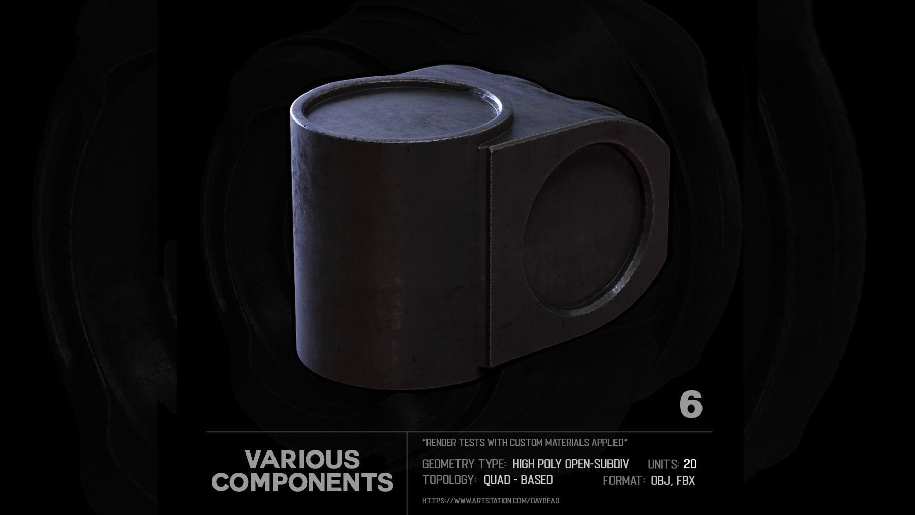 20 Various Components SUBD 3D model_20