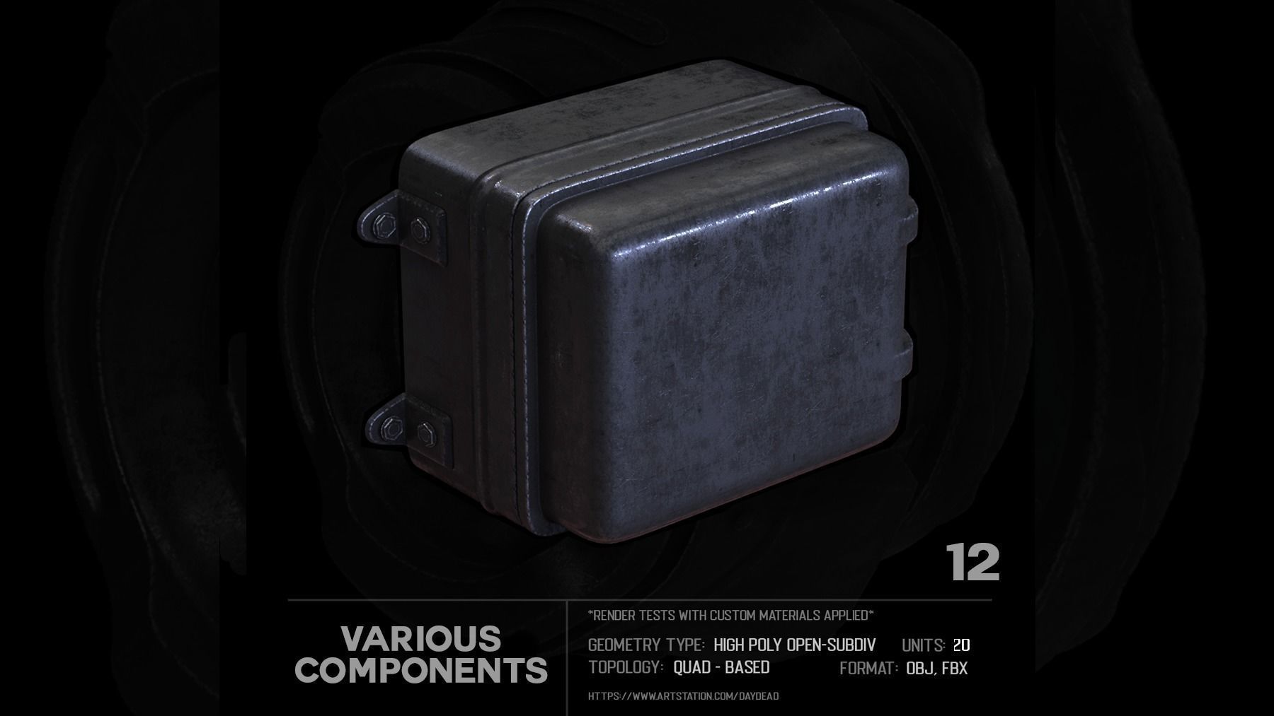 20 Various Components SUBD 3D model_31