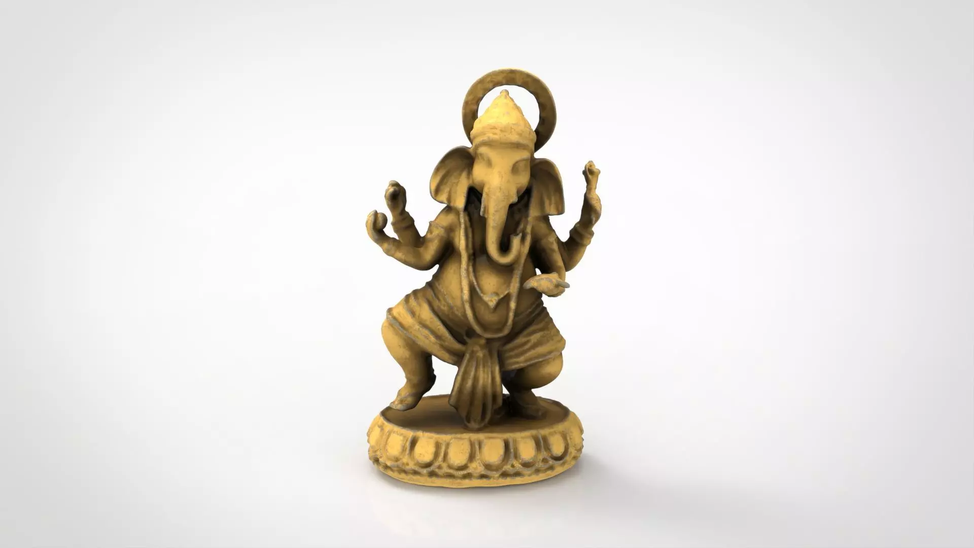 GANESHA statue 3D model_0