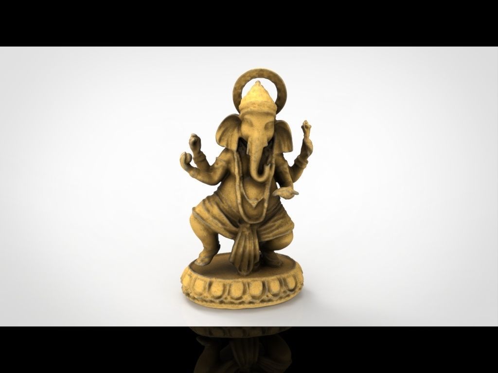 GANESHA statue 3D model_4
