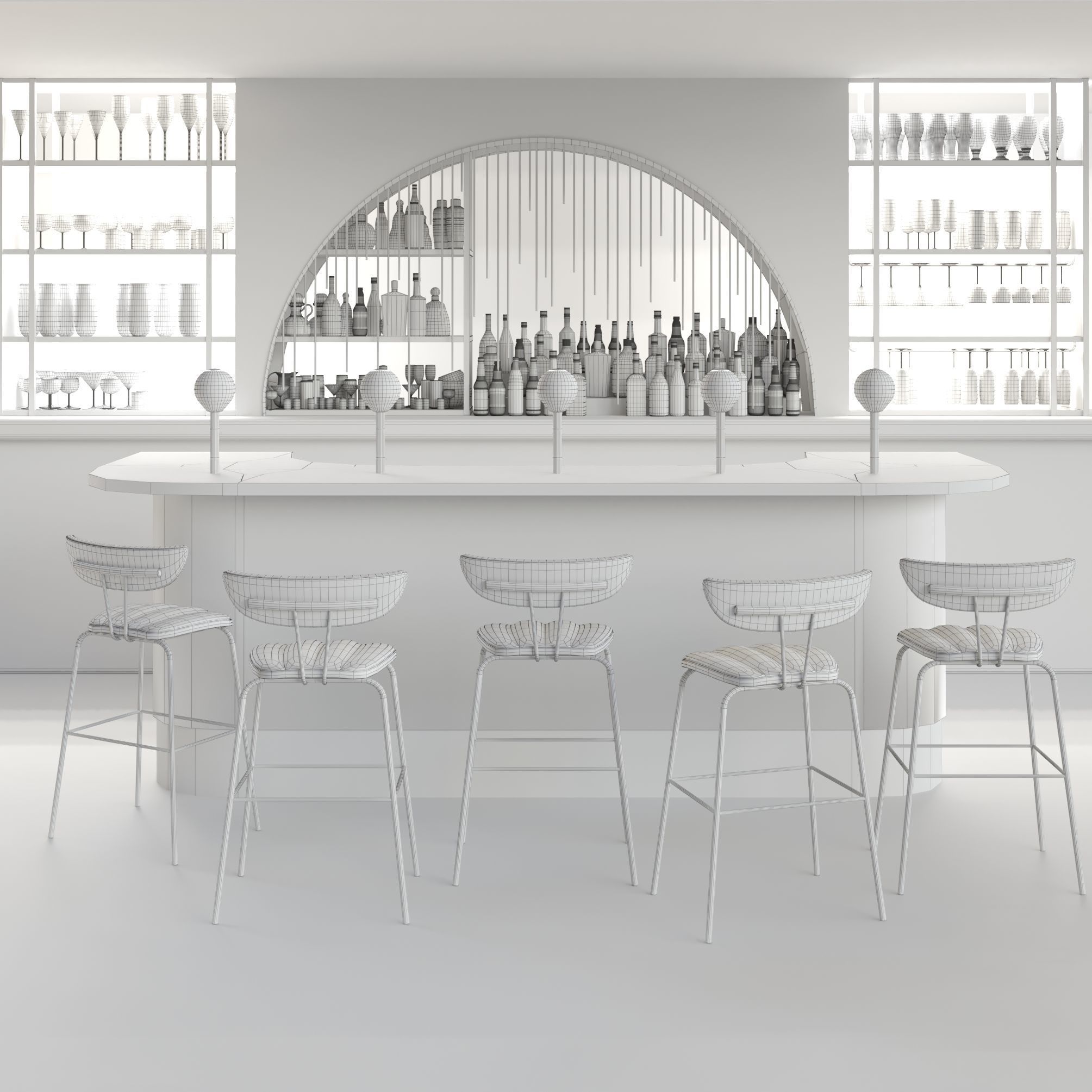 Bar Alcohol 23 3D model_1