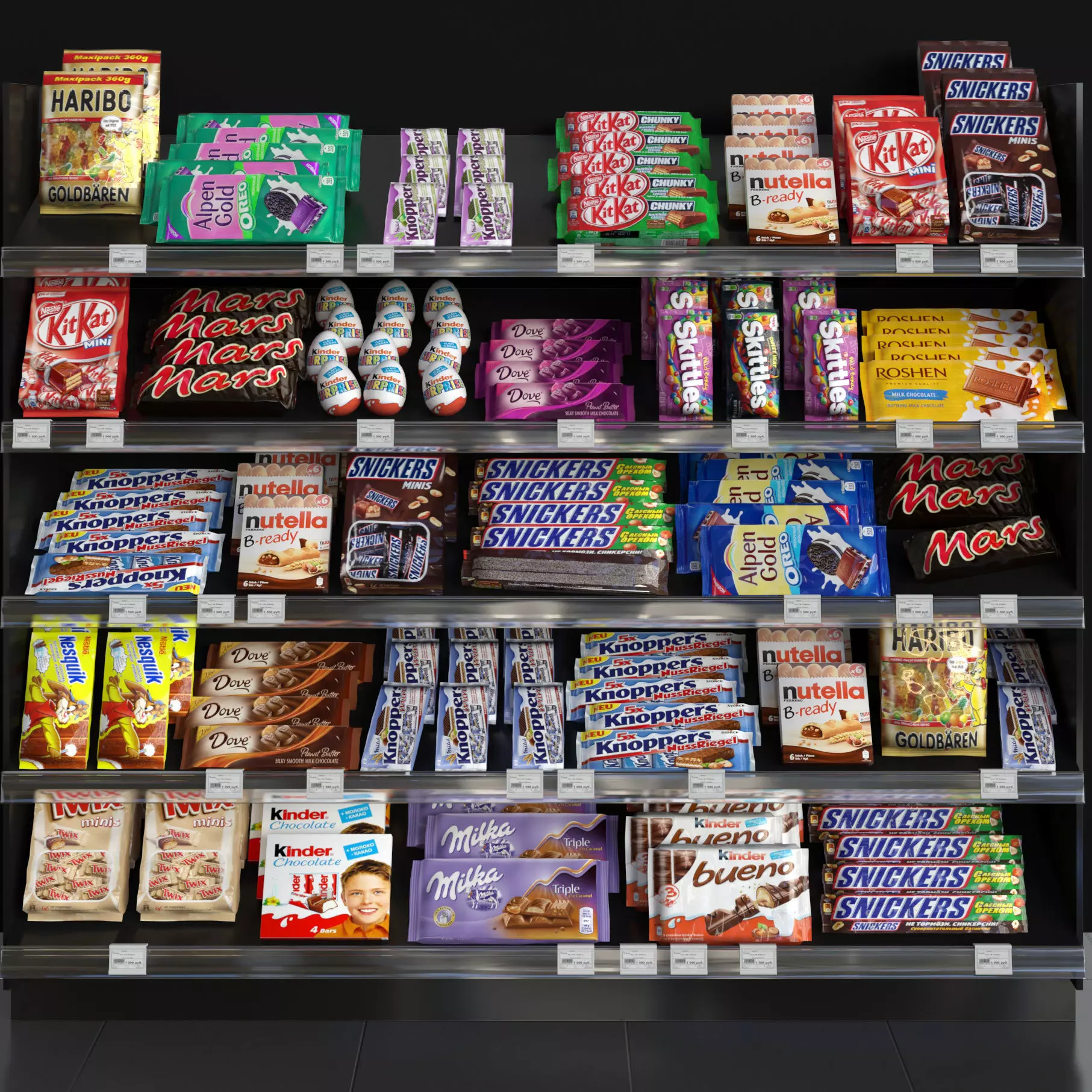 Grocery Storefront 3D model