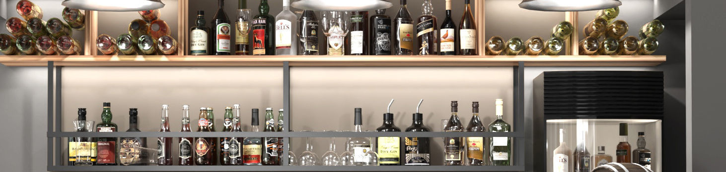 Bar alcohol 26 3D model_2