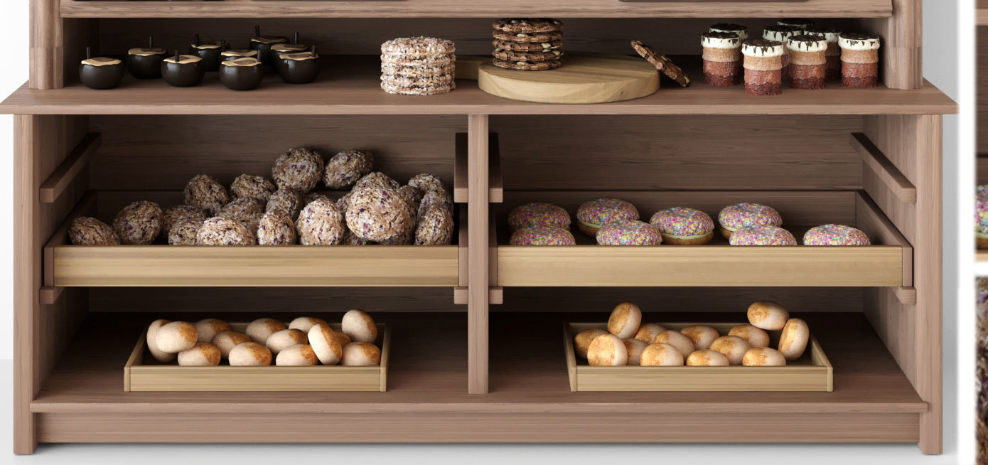 Bakery products 3D model_4
