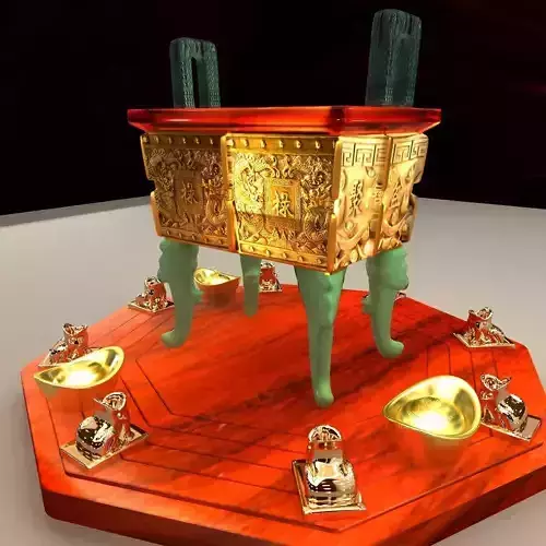 Chinese bronze  incense burner