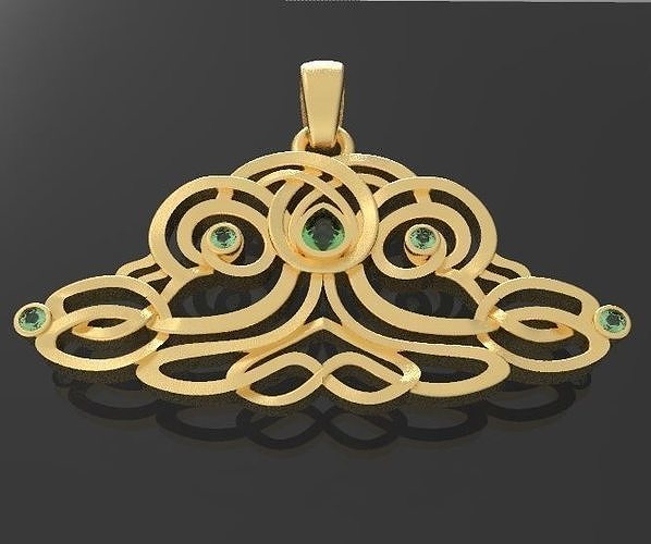 Pendant tree of life 3D print model
