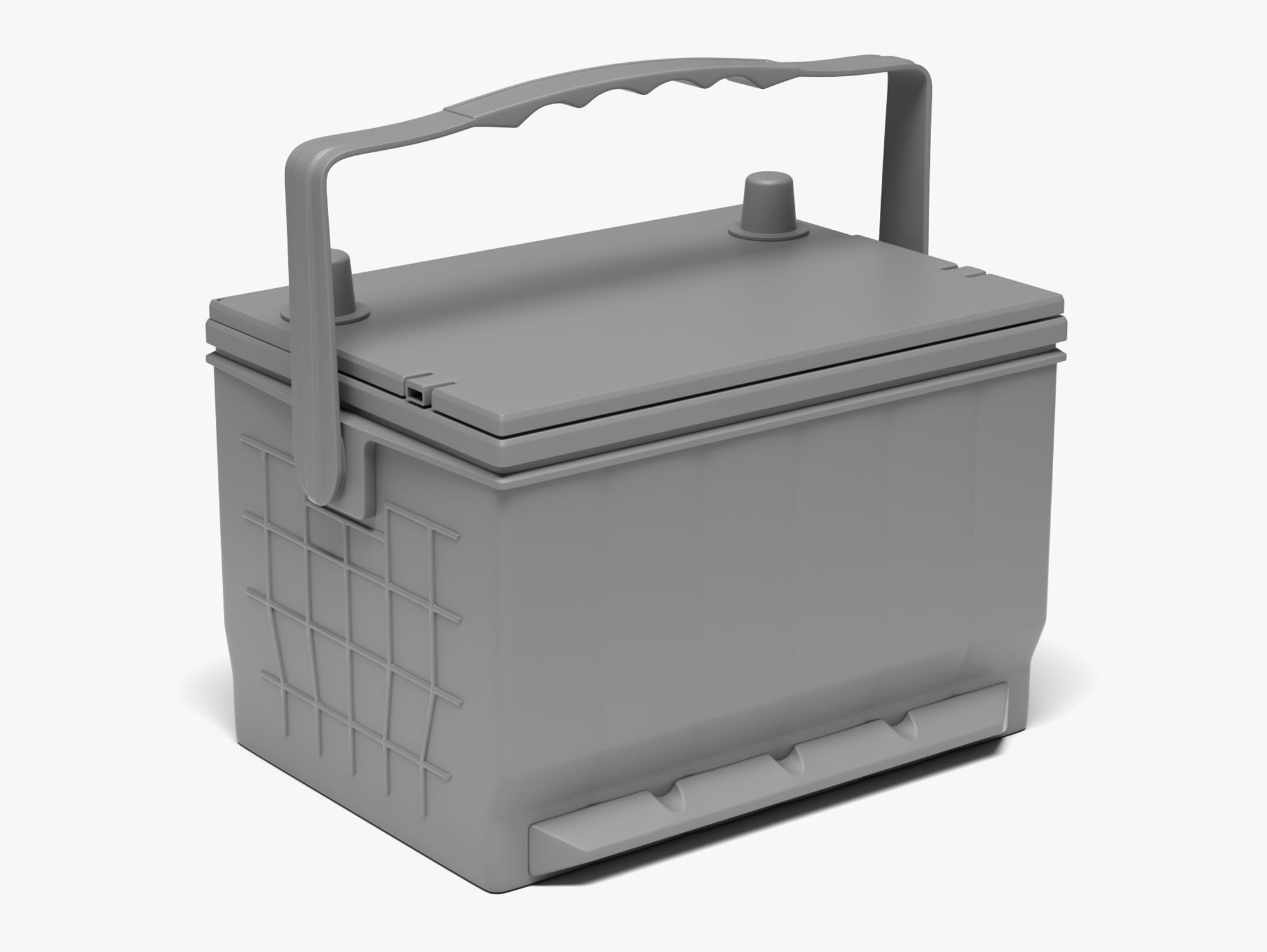 ACDelco Car Battery Low-poly 3D model_4