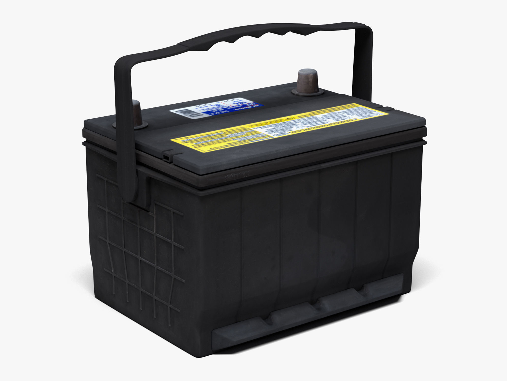 ACDelco Car Battery Low-poly 3D model_3