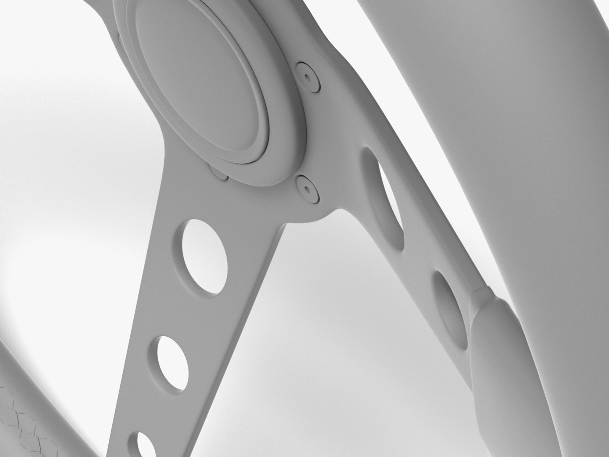 Momo Prototipo Steering Wheel 3D model_5