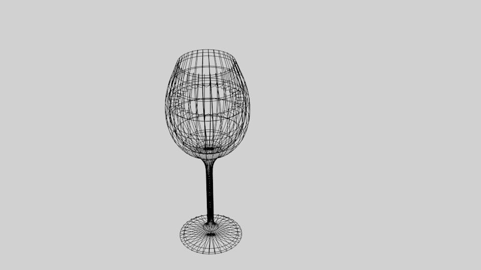 Ball Morphing to Wine Glass 3D model_5
