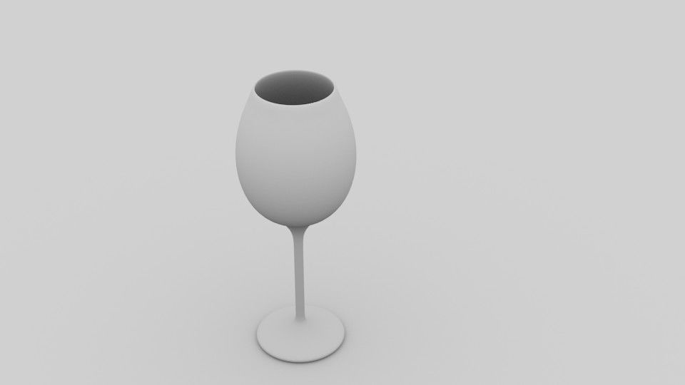 Ball Morphing to Wine Glass 3D model_4