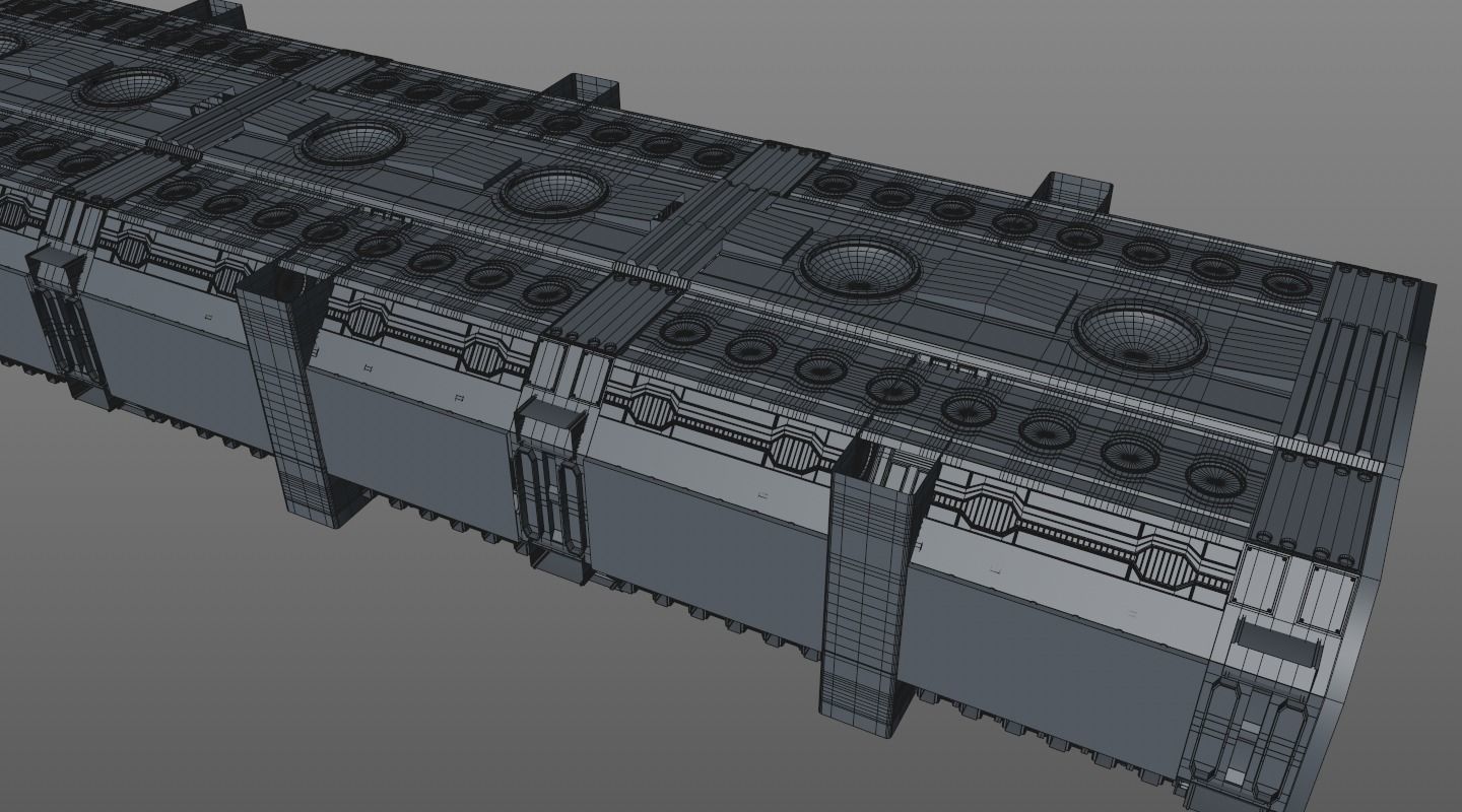 Sci Fi Corridor 3D model_18