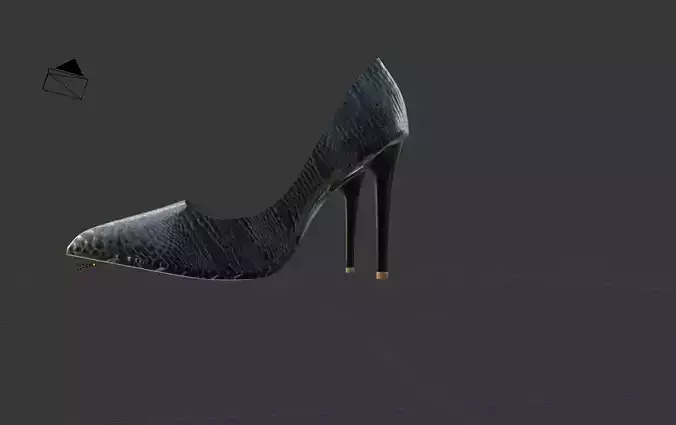High Heel Fashionable Stilettos 3D Model
