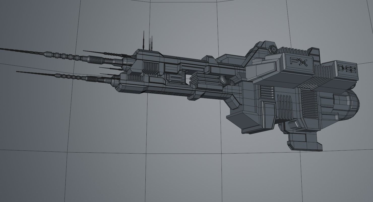 Spaceship 3D model_12