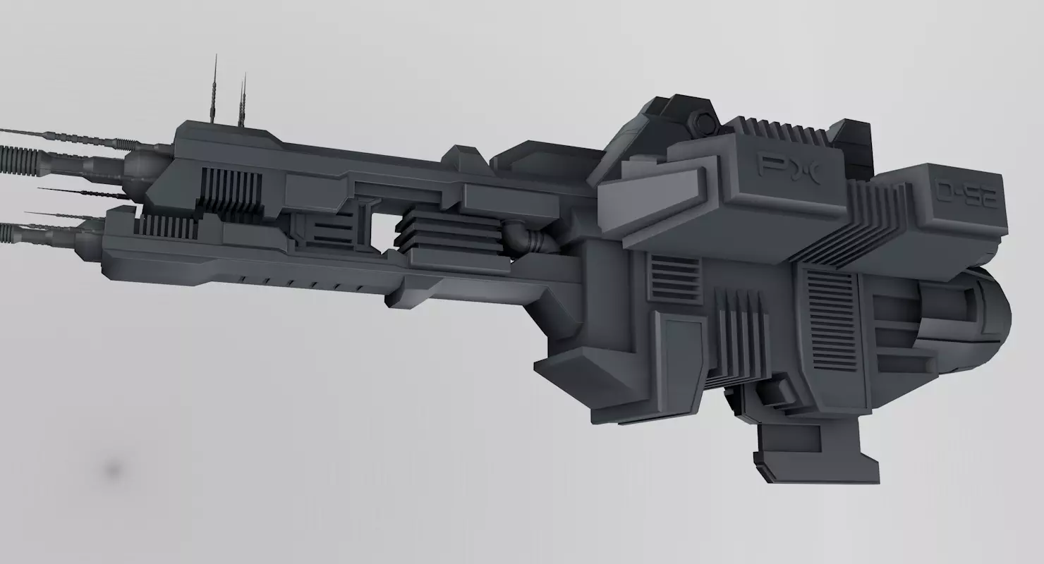 Spaceship 3D model_0