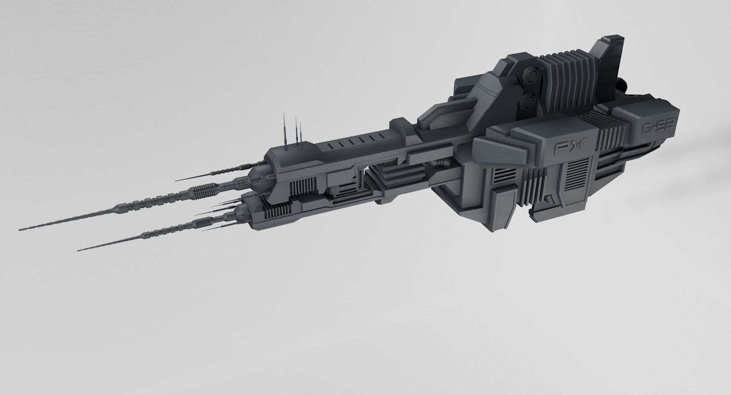 Spaceship 3D model_3