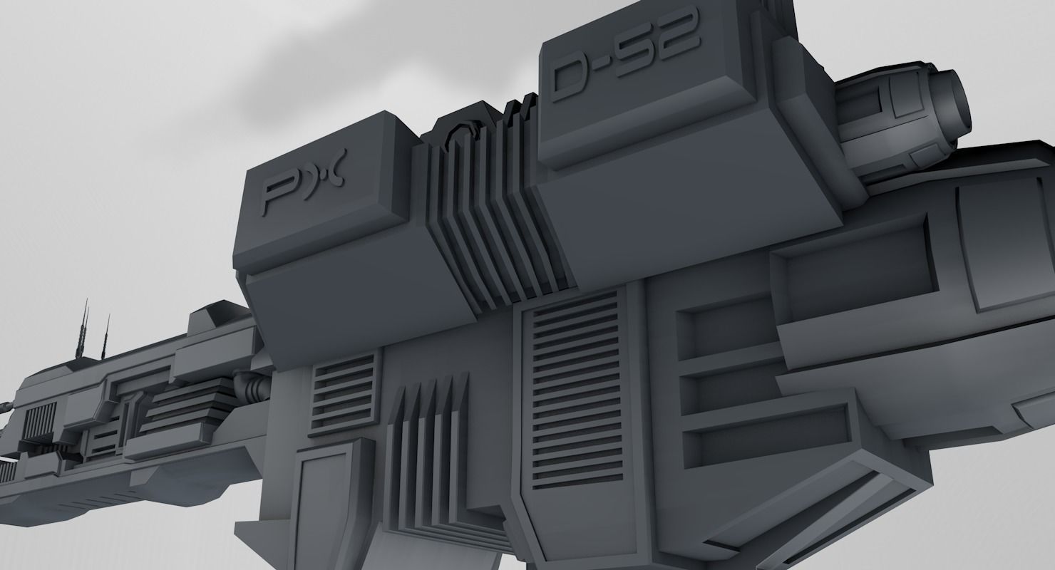 Spaceship 3D model_6