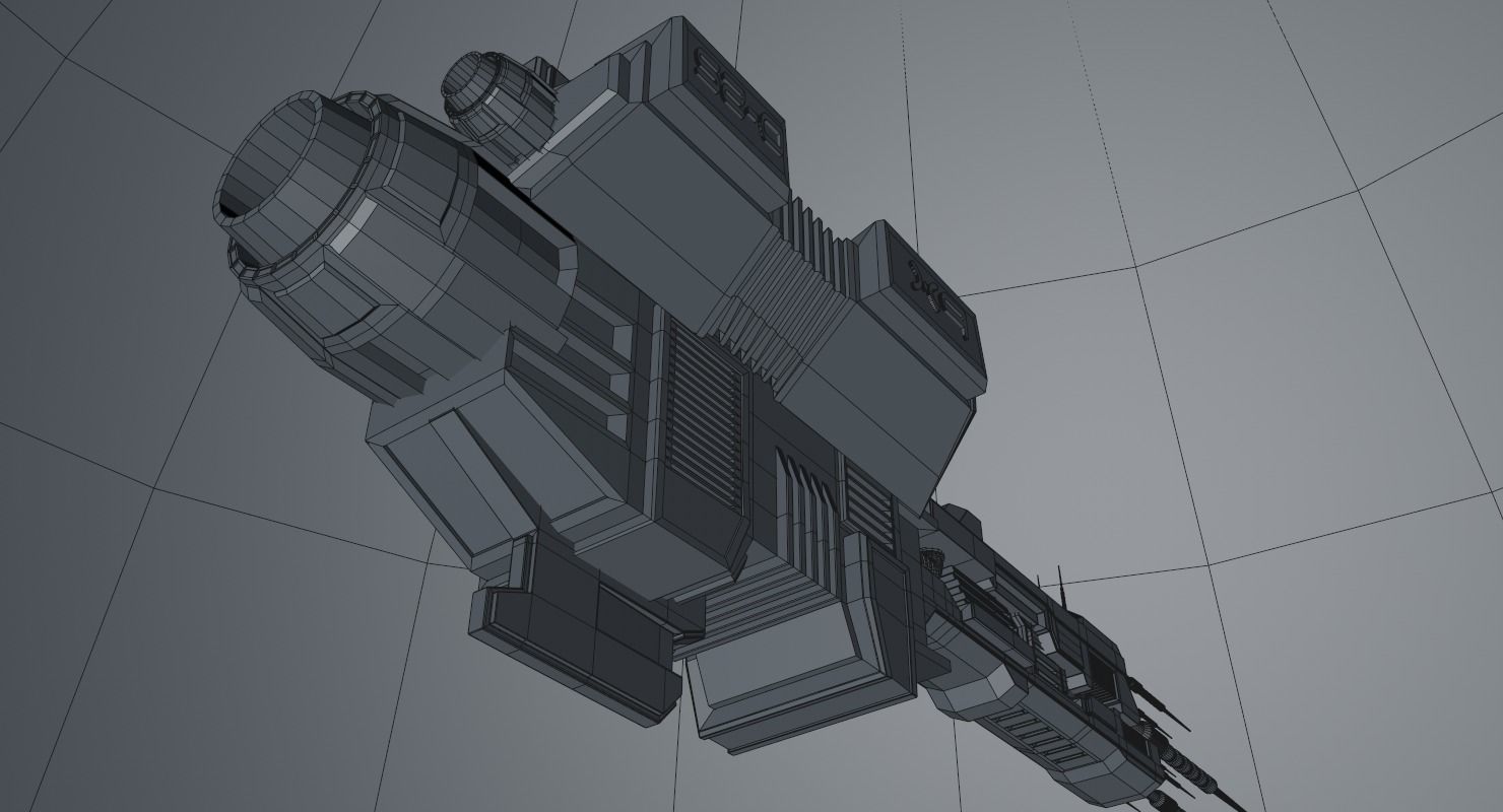 Spaceship 3D model_16