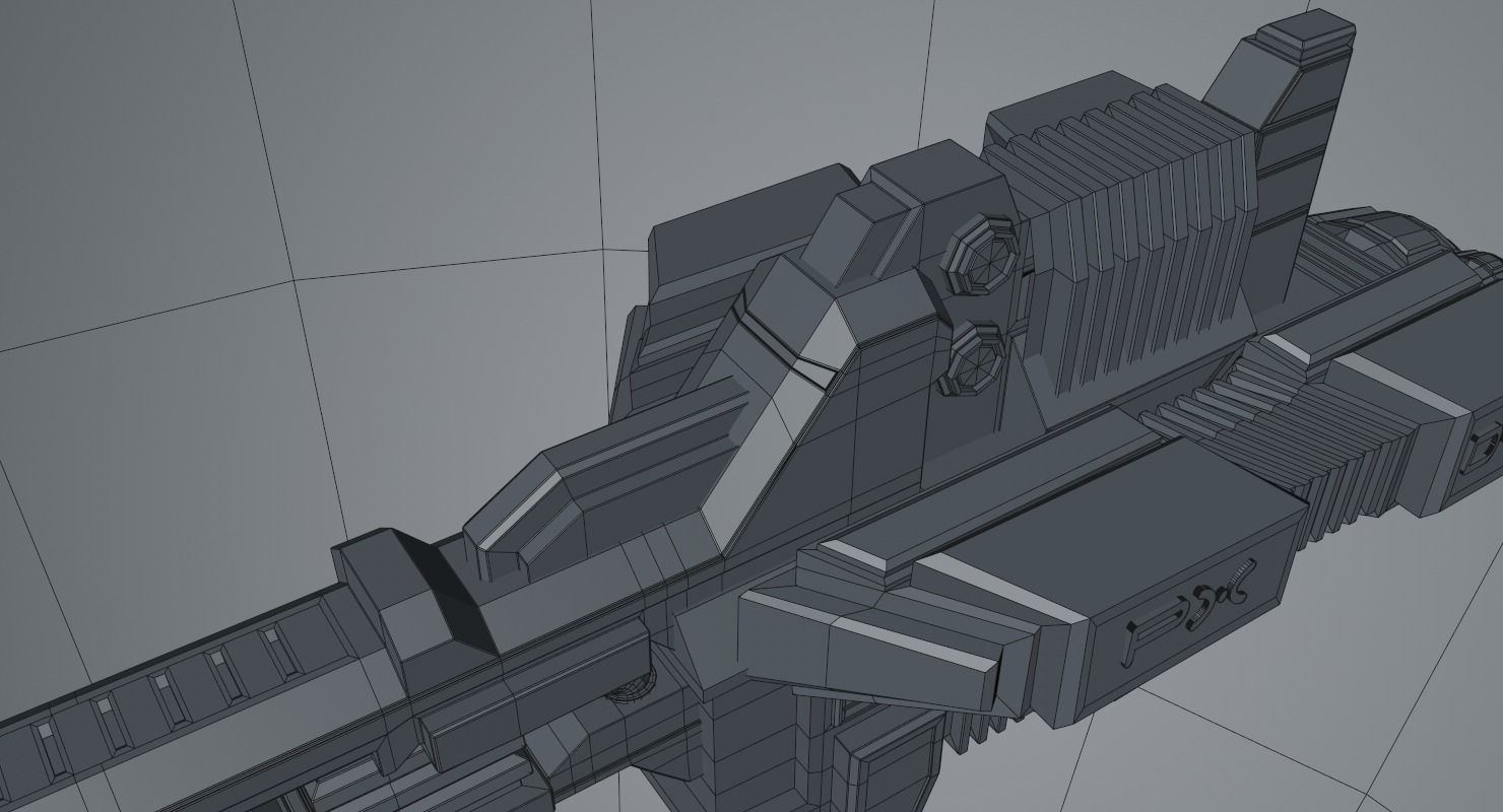 Spaceship 3D model_14