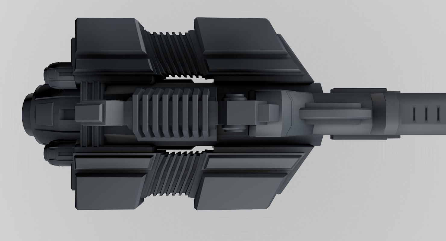 Spaceship 3D model_8