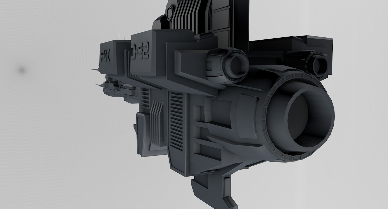 Spaceship 3D model_11