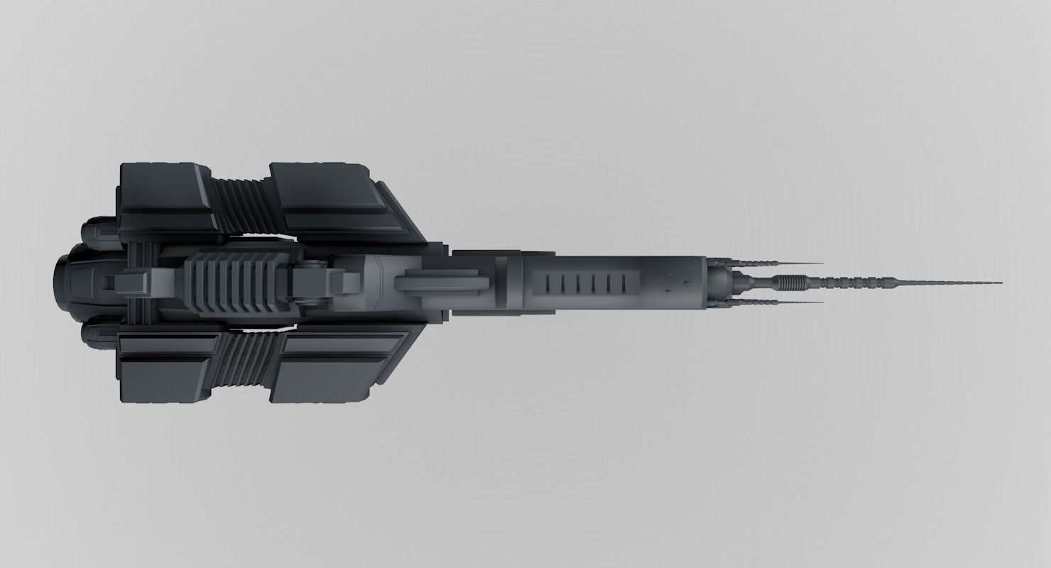 Spaceship 3D model_7
