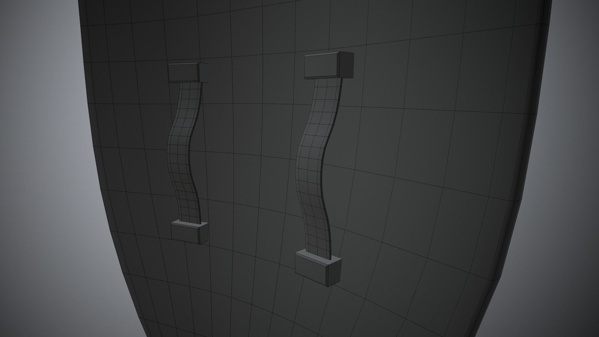 Captain America Revenger Shield Low-poly 3D model_13