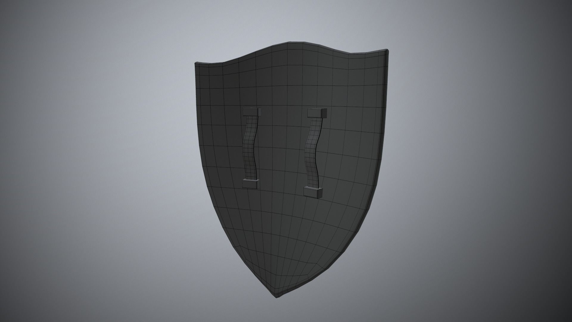 Captain America Revenger Shield Low-poly 3D model_12