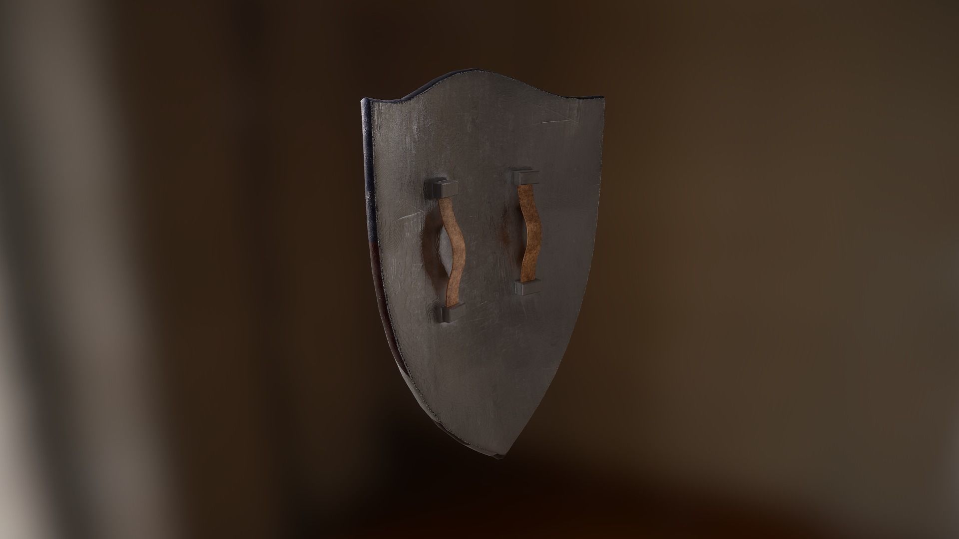 Captain America Revenger Shield Low-poly 3D model_3