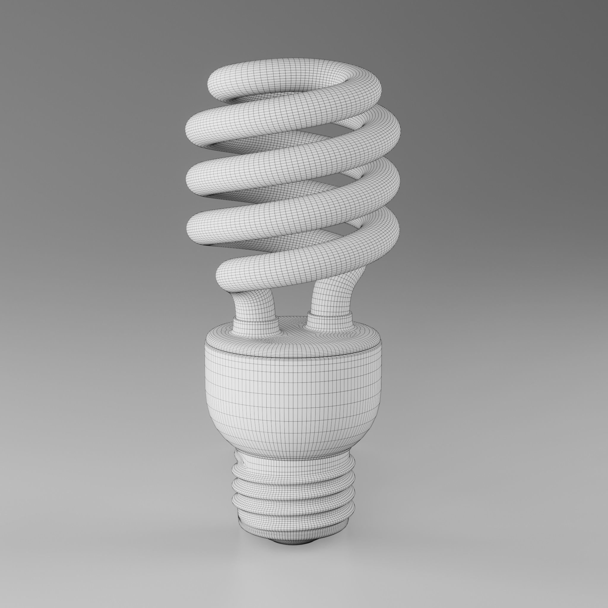 Fluorescent Lamp 3D model_6