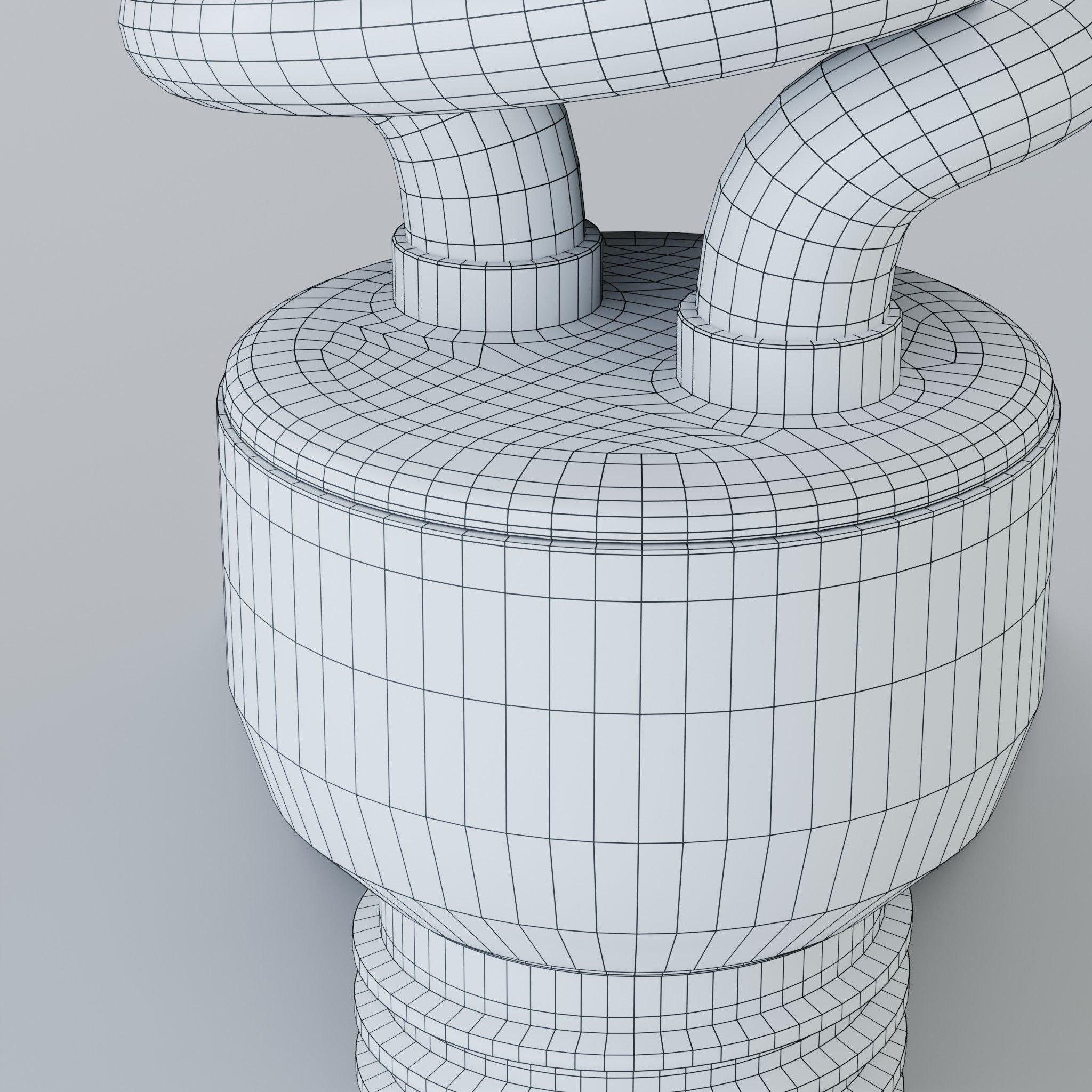 Fluorescent Lamp 3D model_7