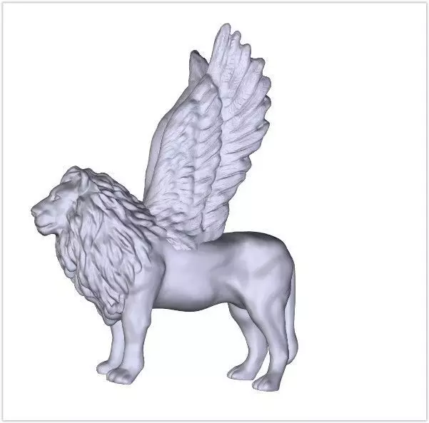 Lion of Babylon 3D print model_0