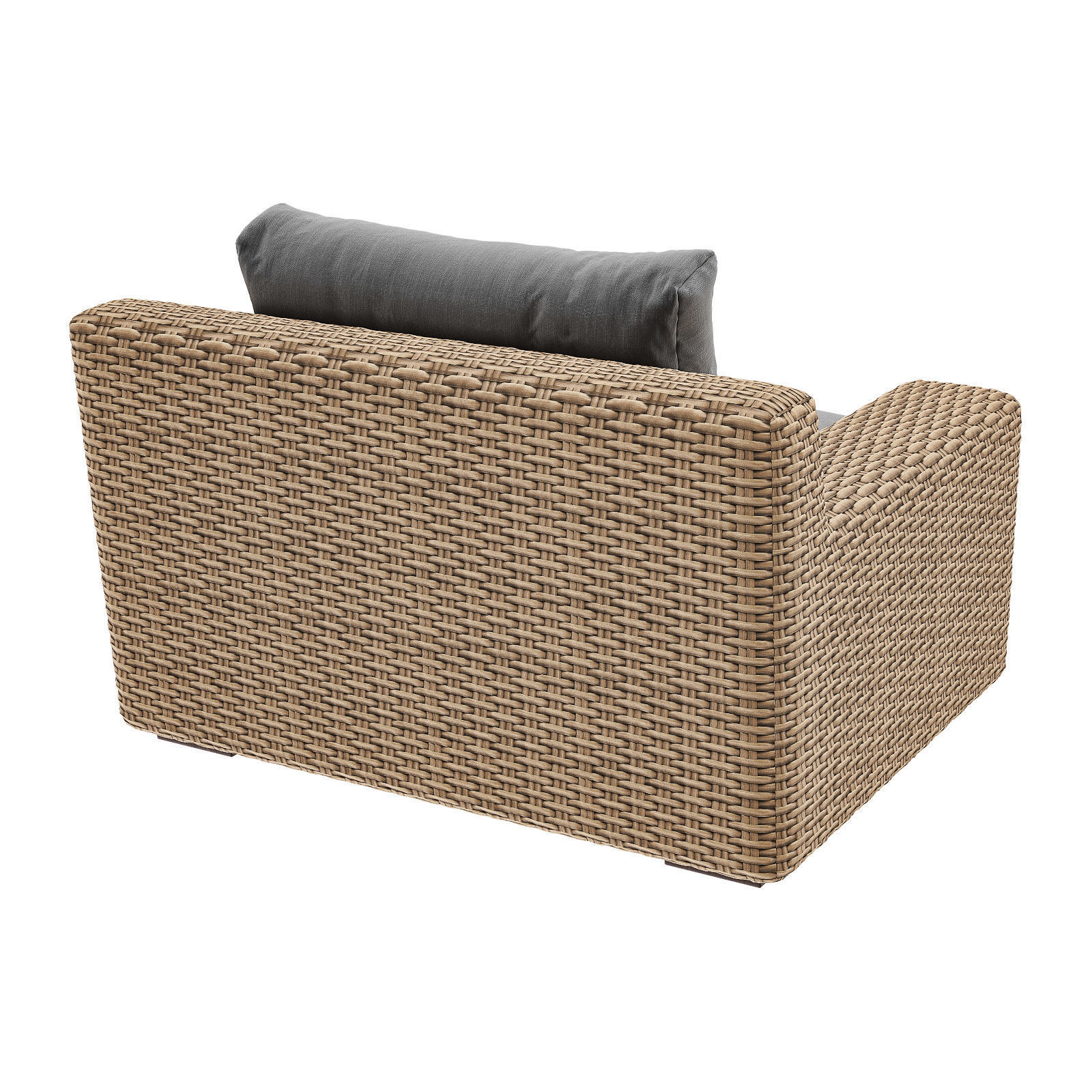 CAYMAN Outdoor Lounge with Ottoman 3D model_4