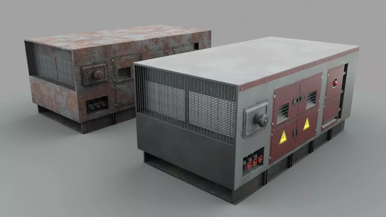 Industrial device 3D model_0