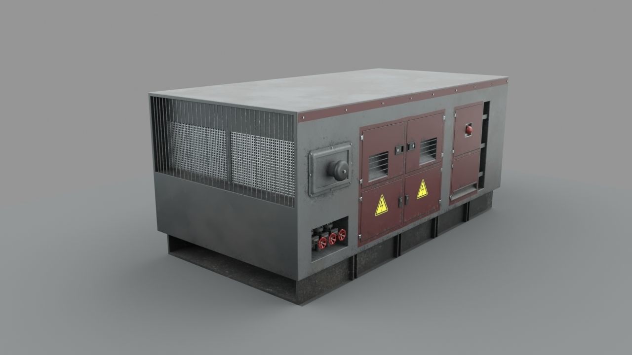 Industrial device 3D model_3