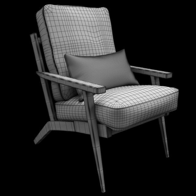 Classic Sofa Free 3D model_2