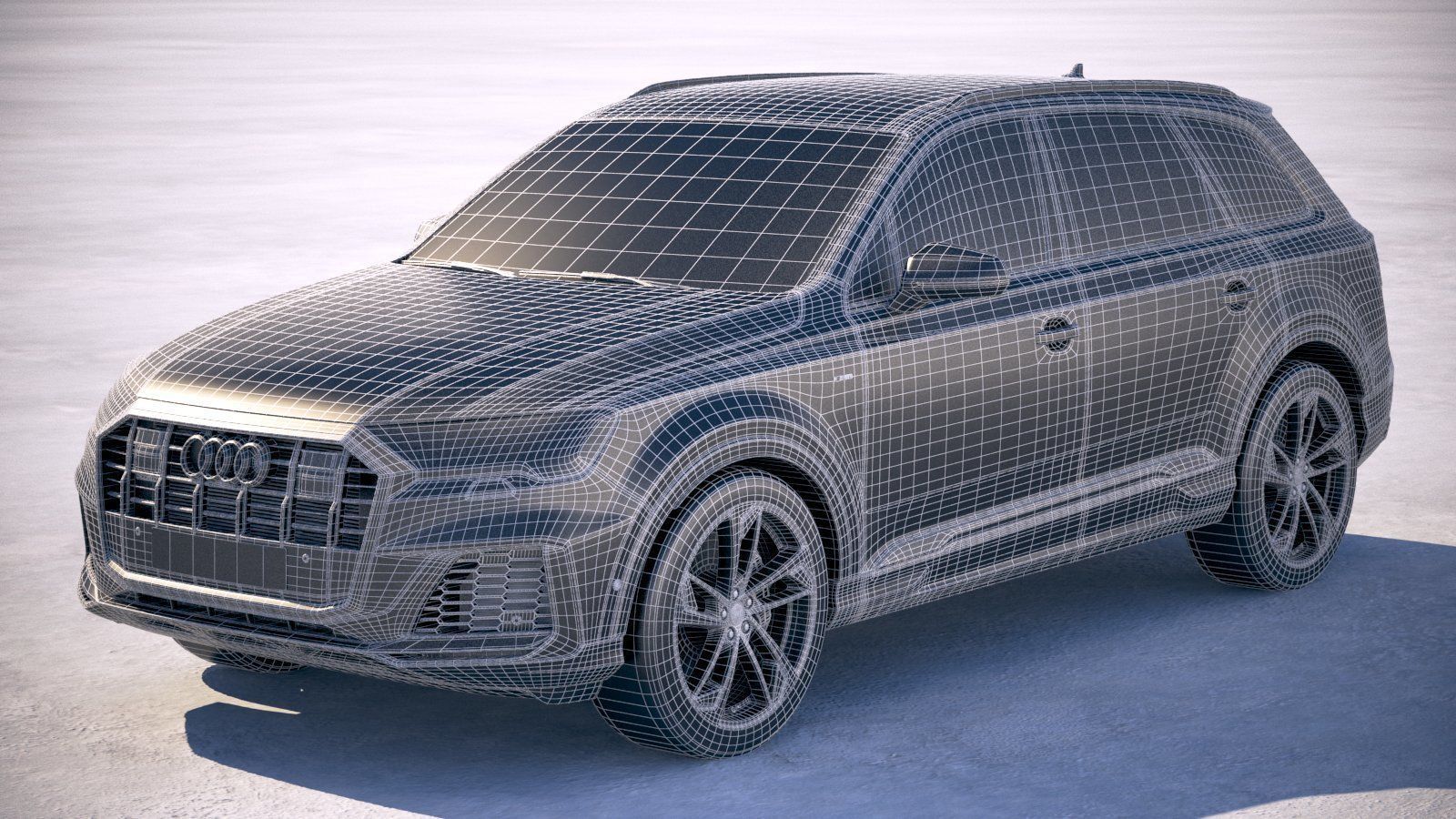 Audi Q7 2020 3D model_26
