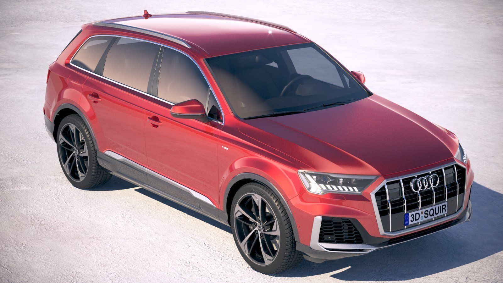 Audi Q7 2020 3D model_11
