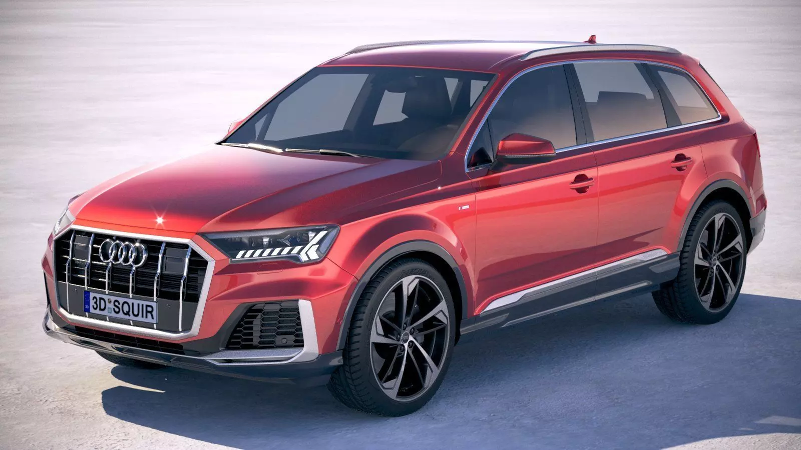 Audi Q7 2020 3D model_0