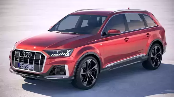 Audi Q7 2020 3D model