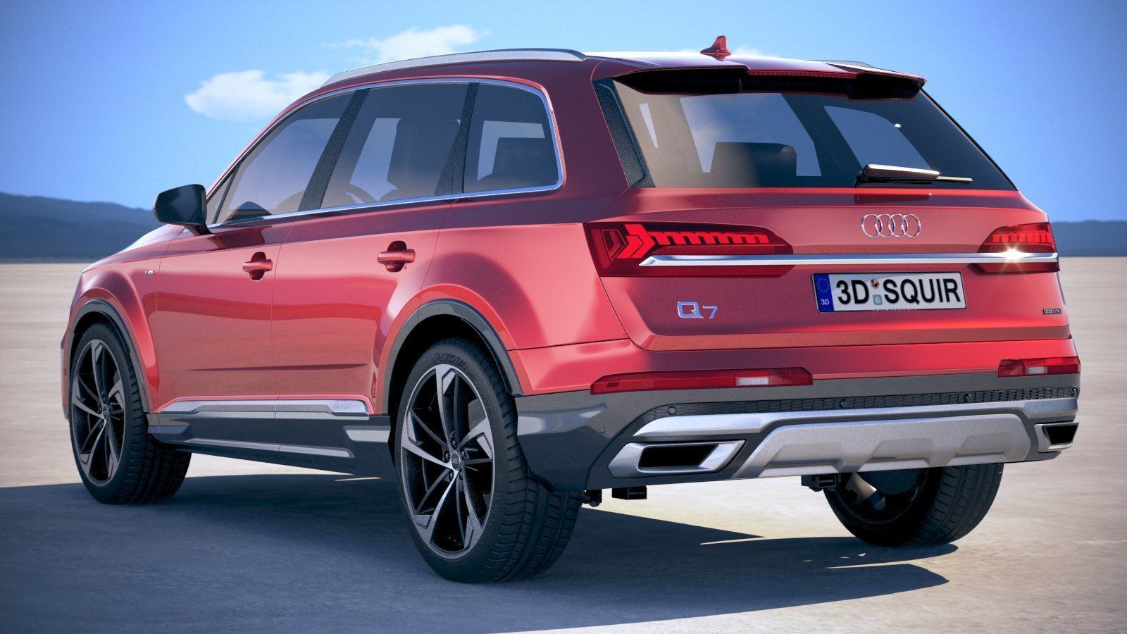 Audi Q7 2020 3D model_13