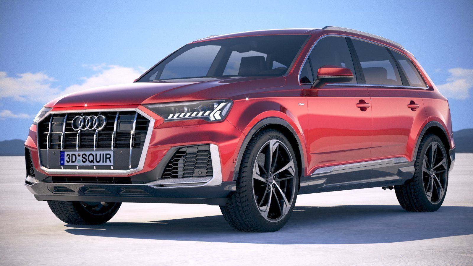 Audi Q7 2020 3D model_12