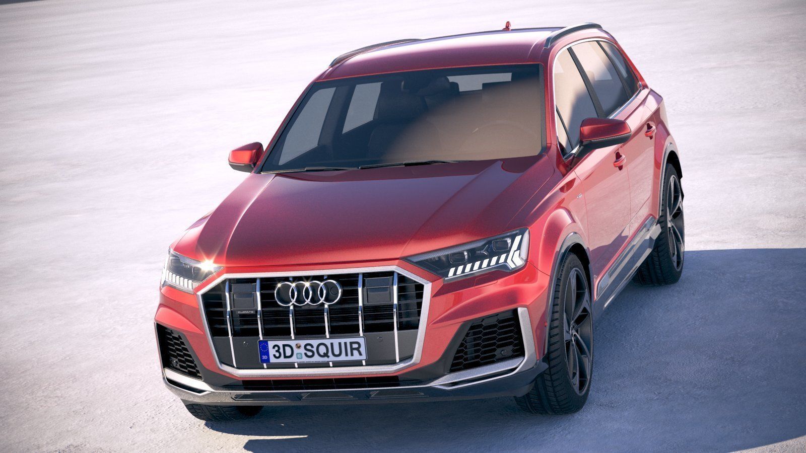 Audi Q7 2020 3D model_1