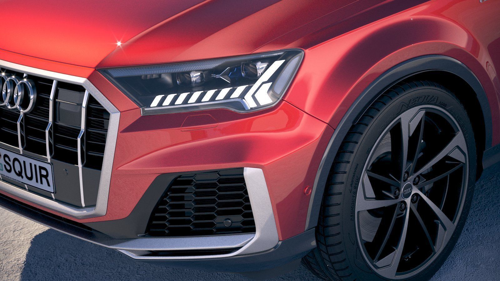 Audi Q7 2020 3D model_2
