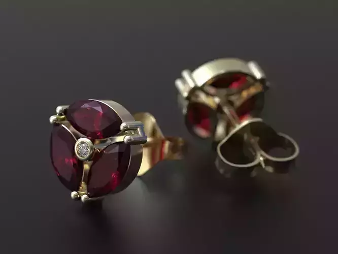 Stylish womens earrings with awnings 478