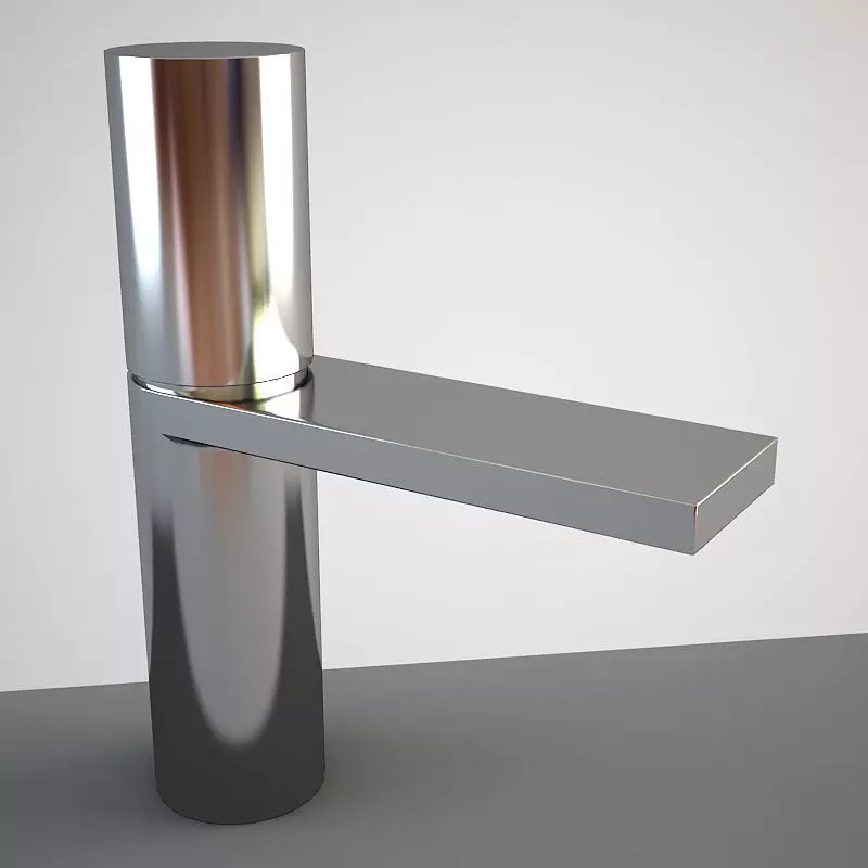 Fantini Milano mixer Low-poly 3D model_0