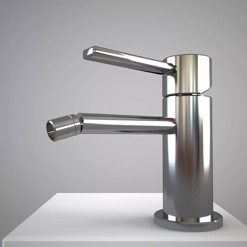 Gessi Ozone 15086 bidet mixer Low-poly 3D model_0