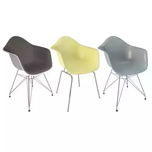Eames DAR DAX Armchairs Vitra